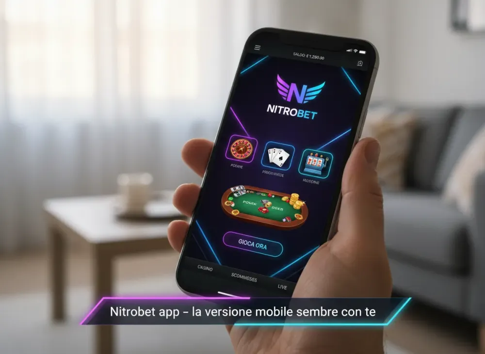Nitrobet app – la versione mobile sempre con te