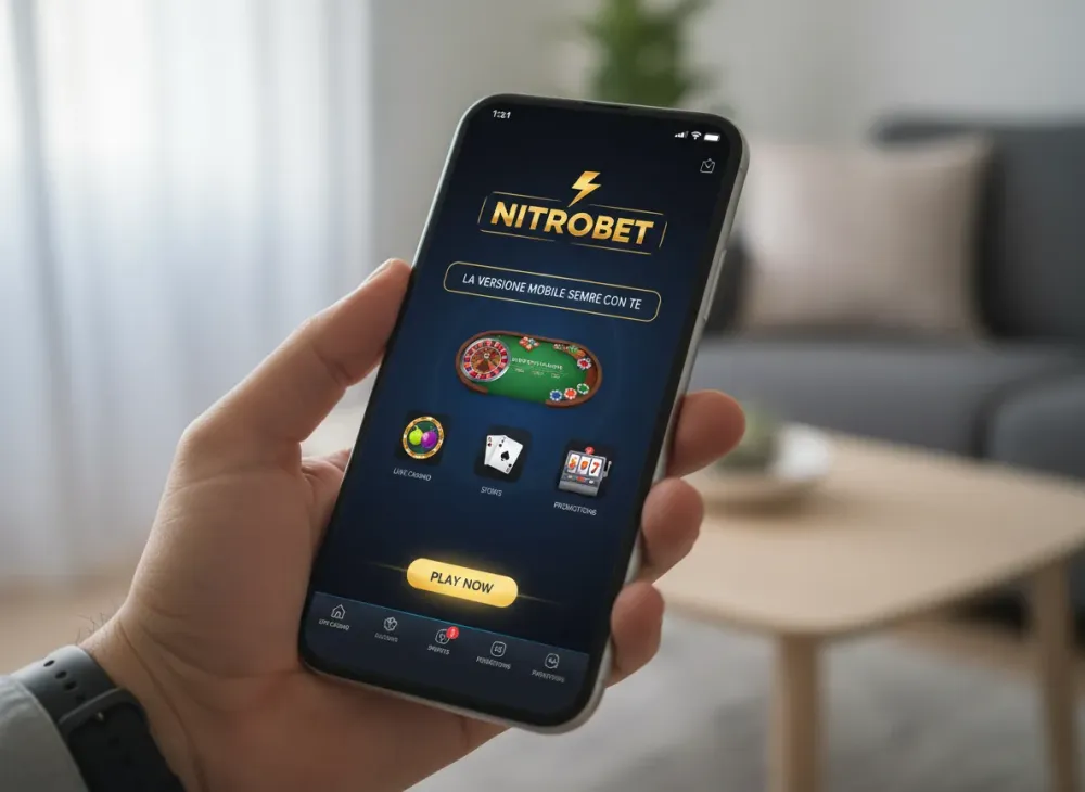 Nitrobet app – la versione mobile sempre con te
